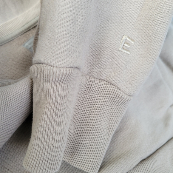 Everlane Track Organic Cotton Crew Neck Pullover Sweatshirt M - Picture 10 of 16